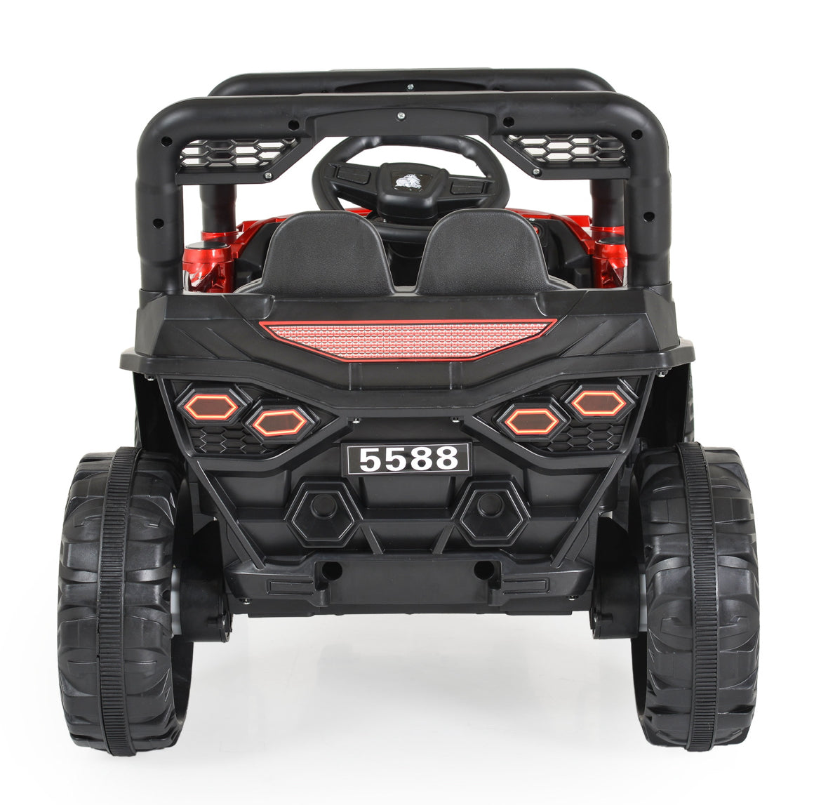Акумулаторен джип 5588 Fast utv червен металик