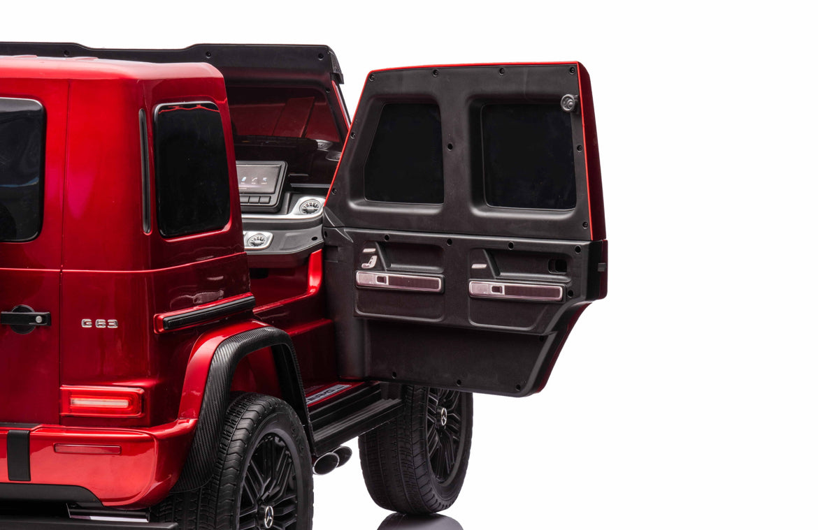 Акумулаторен джип Mercedes G63 4x4 мет.червен