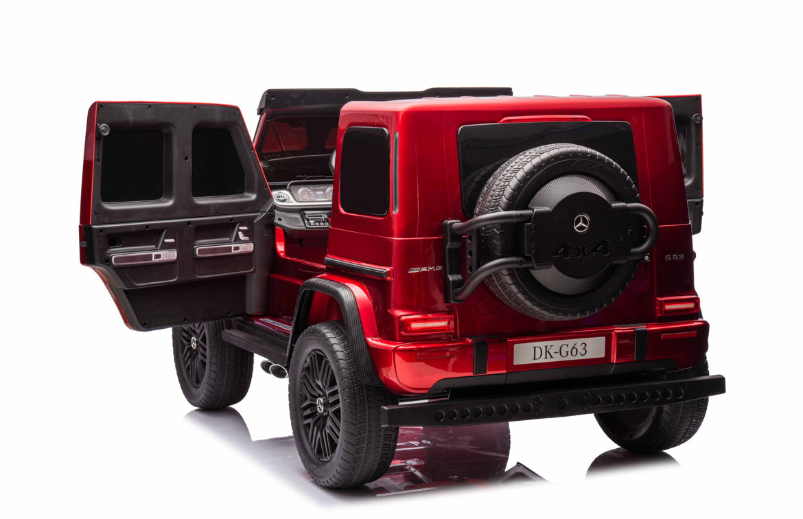 Акумулаторен джип Mercedes G63 4x4 мет.червен