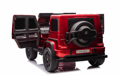Акумулаторен джип Mercedes G63 4x4 мет.червен