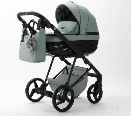 Комбинирана количка Grand Model 3 в 1 сив