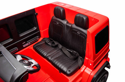 Акумулаторен джип Mercedes G63 4x4 мет.червен