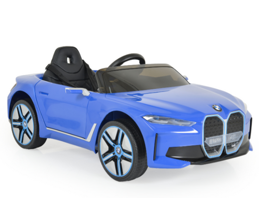 Акумулаторна кола BMW i4 син