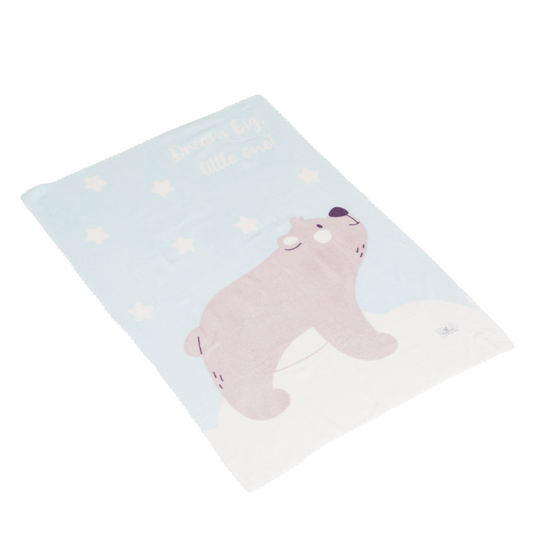 Одеяло 75/100 cm Dreamy bear син